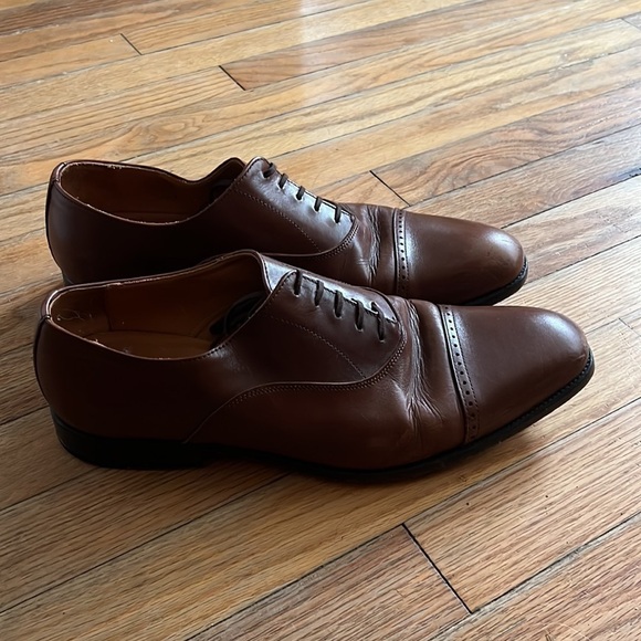Jack Erwin brown Oxford derby shoes size 10 - Picture 3 of 9